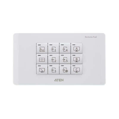 ATEN VPK312K1-AT-U 12-Key Network Remote Pad (EU, 2 Gang)