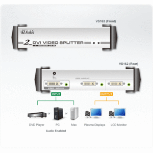ATEN VS164 4 Port DVI Video/Audio Splitter