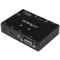 StarTech 2x1 VGA + HDMI to VGA Converter Switch w/ Priority Switching - VS221HD2VGA