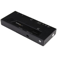 StarTech 2-Port 4K HDMI switch with fast switching and auto-sensing - VS221HD4KA