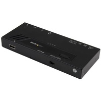 StarTech 4-Port 4K HDMI switch with fast switching and auto-sensing - VS421HD4KA