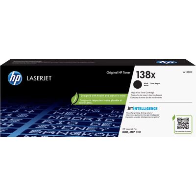 HP W1380X 138X BLACK LASERJET TONER CARTRIDGE 4K YIELD FOR 3001DW / 3101FDW