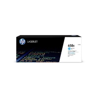 Hewlett Packard 658X CYAN LASERJET TONER CARTRIDGE 28K