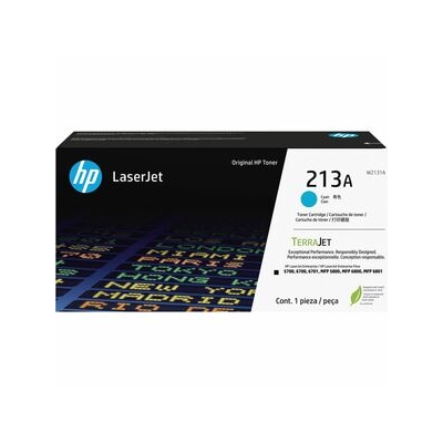 HP W2131A, 213A CYAN LASERJET TONER CARTRIDGE