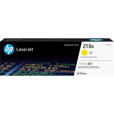 HP W2182A 218A YELLOW LASERJET TONER CARTRIDGE 1.2K YIELD FOR 3301SDW / 3301FDW