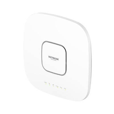 Netgear Cloud Managed WAX630E AXE7800 Tri-Band WiFi 6E Mounted Access Point