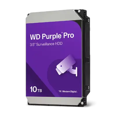 WD 10TB Purple Pro WD102PURP 3.5" SATA3 Smart Video Surveillance Hard Drive