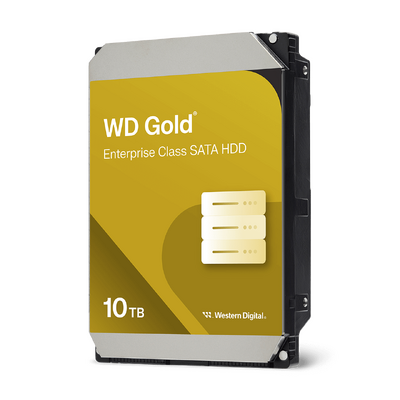 WD 10TB Gold WD103KRYZ 3.5" SATA 6Gb/s 7200 RPM Cache Size 256MB Enterprise Hard Drive