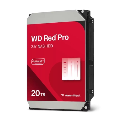WD 20TB Red Pro WD202KFGX 3.5 Inch SATA 7200RPM 6Gb/s NAS Hard Drive