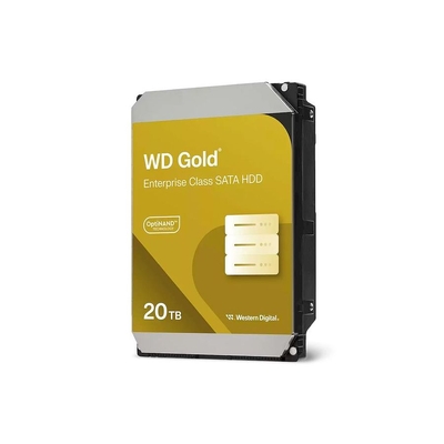 WD 20TB WD202KRYZ Gold 3.5" SATA 6Gb/s 512e Enterprise Hard Drive