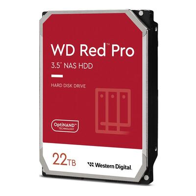 Western Digital Red Pro 22TB 3.5' NAS HDD SATA3 7200RPM 512MB Cache