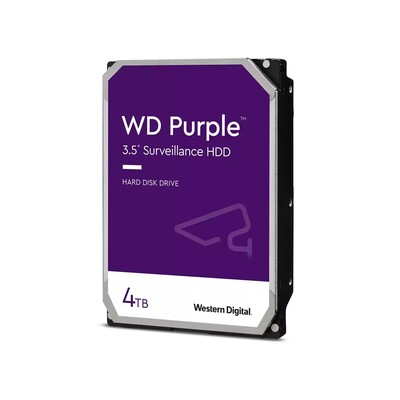 WD PURPLE 4TB SURVEILLANCE INTERNAL 3.5" SATA DRIVE HDD, WD42PURU