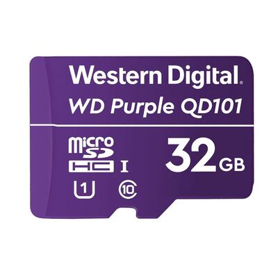 WD Purple WDD032G1P0C Micro SD Card 32GB Surveillance Camera 