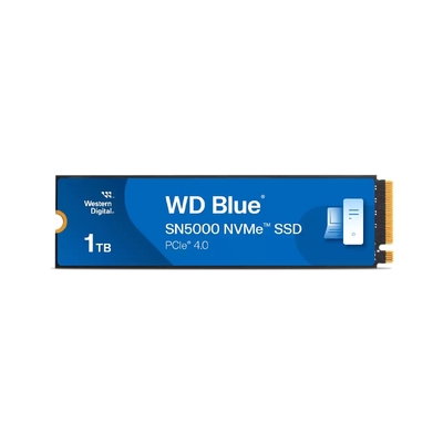 WD Blue SN5000 NVMe SSD 1TB M.2 2280 PCIe Gen4 - WDS100T4B0E-00CNZ0