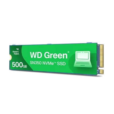 WESTERN DIGITAL 500GB Green SN350 NVMe SSD , TLC - WDS500G2G0C-00CDH0