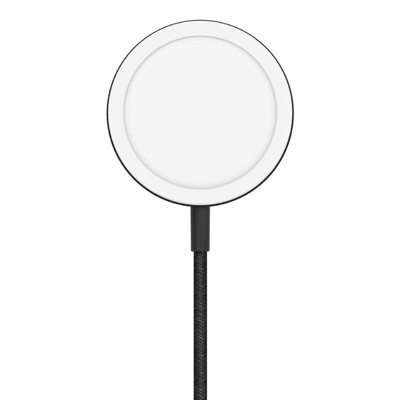 Belkin BOOST CHARGE PRO Portable Wireless Charger Pad with MagSafe 15W - Black (WIA004auBK) - 15W Faster Wireless Charging - Extra-Long Cable