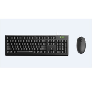 RAPOO X120pro - Wired Keyboard and Mouse Combo Optical Combo Black / 1600dpi / Spill Resistant