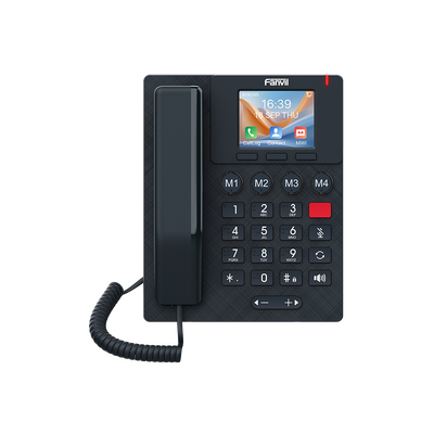 Fanvil X306 IP Phone, 3.5″ Colour Screen, 2 SIP Lines, Wi-Fi 6, Big Buttons - Black
