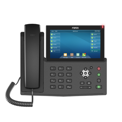 Fanvil X7 IP Phone, 7' Touch Colour Screen, Built in Bluetooth, Supports Video Calls