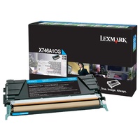 Lexmark X746, X748 CYAN TONER 7K RETURN PROGRAM