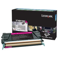 Lexmark X748 MAGENTA HIGH YIELD 10K TONER RETURN PROGRAM