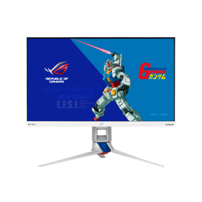ASUS XG279Q 27' Gaming Monitor GUNDAM Special Edition IPS 1ms 170Hz 2560x1440 2xHDMI/DP Low Blue Light, G-Sync, GamePlus, Flick