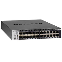 Netgear XSM4324S-100AJS 24-Port Fully Managed Stackable Layer 3 Switch - M4300-12X12F