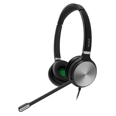 Yealink (YHS36 Dual for 3rd Party) Wideband Headset Compatible with Cisco 79xx IP Phones, Avaya Callmaster V and VI, Dual, QD Cord, RJ9 Headset Jack, 
