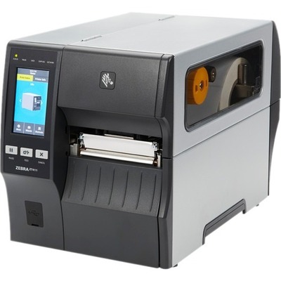 Zebra ZT411 Thermal Transfer Industrial Label Printer 203dpi USB Ethernet Serial 4" On-Metal RFID Tear Touch Display – ZT41142-T5P00C0Z