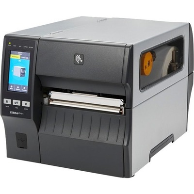 Zebra ZT421 Thermal Transfer Industrial Label Printer 300dpi USB Ethernet Serial Bluetooth 6" Peel Rewind Touch Display – ZT42163-T4P0000Z