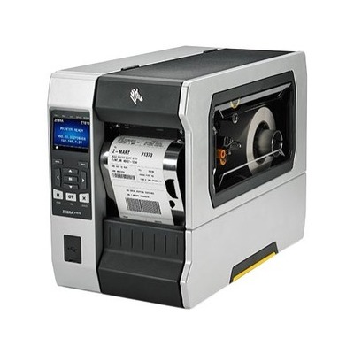 Zebra TT Printer ZT610; 4"", 300 dpi, UK/AU/JP/EU Cords, Serial, USB, Gigabit Ethernet, Bluetooth 4.0, USB Host, Tear, Color, ZPL - ZT61043-T0P0100Z