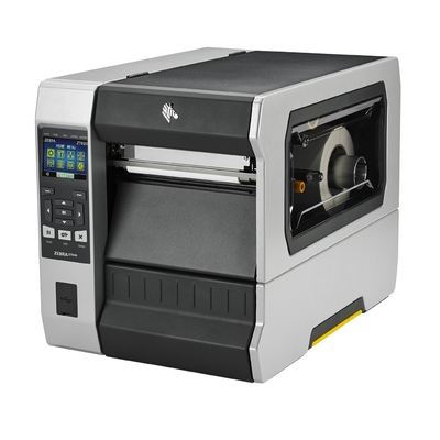 Zebra ZT620 Thermal Transfer Industrial Label Printer 300dpi USB Ethernet Serial Bluetooth 6" Rewind Touch Display – ZT62063-T2P0100Z